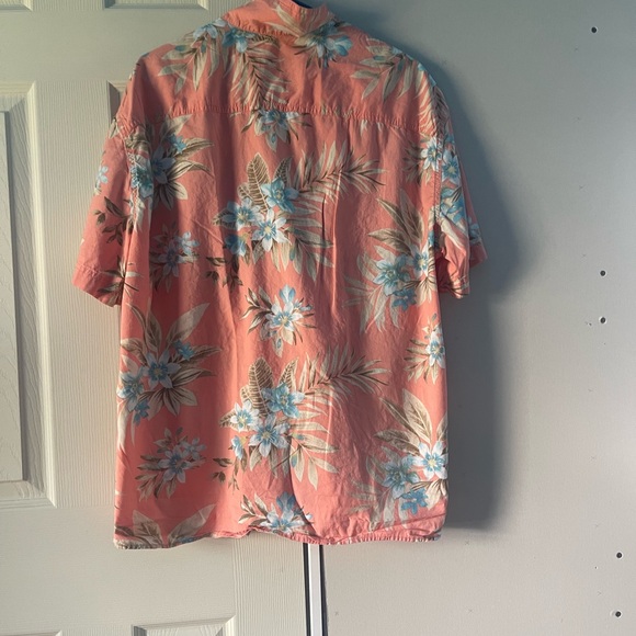 American Eagle Tropical Button-Up Poolside Shirt. Size Large. - Picture 2 of 2